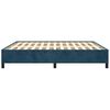 vidaXL Estructura de cama sin colch&oacute;n terciopelo azul oscuro 180x200cm