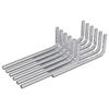 vidaXL Llave hexagonal 12 uds. Plateado 20 x 52 mm Acero