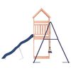 vidaXL Parque infantil de exterior madera maciza Douglas