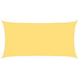 vidaXL Toldo de vela beige HDPE 160 g/m&sup2; 3x6 m