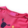 Camiseta infantil de manga larga rosa brillante 116