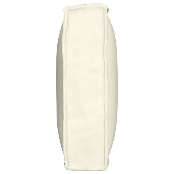 vidaXL Coj&iacute;n de pal&eacute; para respaldo Crema 80 x 40 x 12 cm Tela Oxford