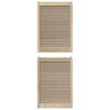 vidaXL Puerta de Armario con puerta 4 pcs Natural 140.5 x 2 x 59.5 cm