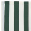 vidaXL Valance de toldo Verde y 580 x 20 cm Lona