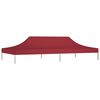 vidaXL Techo de carpa para celebraciones burdeos 6x3 m 270 g/m&sup2;