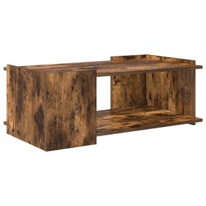 vidaXL Mesa de Caf&eacute; Roble Ahumado 90 x 50 x 33 cm Madera de Ingenier&iacute;a