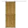 vidaXL Puerta de granero CORONA madera maciza pino 70x210 cm