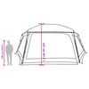 vidaXL Carpa para piscina con desmontables y paredes azul 670x590 cm