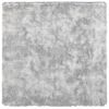 vidaXL Alfombra de pelo largo NAVARRA gris plateado 160x160 cm