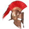 vidaXL R&eacute;plica de casco de guerrero griego rol en vivo acero cobre