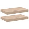 vidaXL Estantes flotantes 2 uds madera de ingenier&iacute;a 40x23,5x4 cm