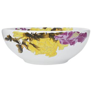 vidaXL Lavabo sobre encimera redondo cer&aacute;mica multicolor &Phi;41x14 cm
