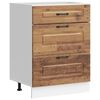 vidaXL Mueble bajo de cocina Kalmar de madera antigua de ingenier&iacute;a