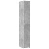 vidaXL Armario estrecho madera ingenier&iacute;a gris hormig&oacute;n 30x42,5x225 cm