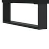 vidaXL Mueble de TV madera de ingenier&iacute;a negro 69,5x30x50 cm