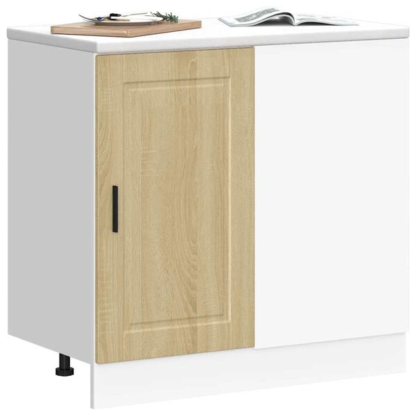 vidaXL Mueble bajo de cocina porto roble sonoma madera reconstituida