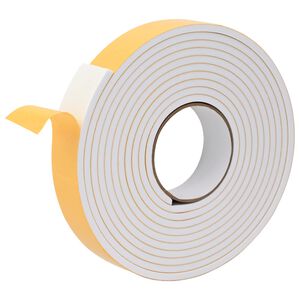 vidaXL Cinta de espuma autoadhesiva 10 uds. Blanco 30mm x 5m Espuma CR