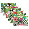 vidaXL Funda de almohada 6 pcs HEERLEN Multicolor 30 x 50 cm Poli&eacute;ster