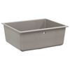 vidaXL Lavabo Gris 530 x 460 mm 80% Cuarzo y 20% Resina