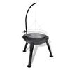 vidaXL Soporte para barbacoa de carb&oacute;n colgante redondo