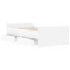 vidaXL Estructura de cama con cajones blanco 100x200 cm