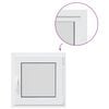 vidaXL Color interno de ventana de s&oacute;tano blanco RISOR 55 x 55 cm