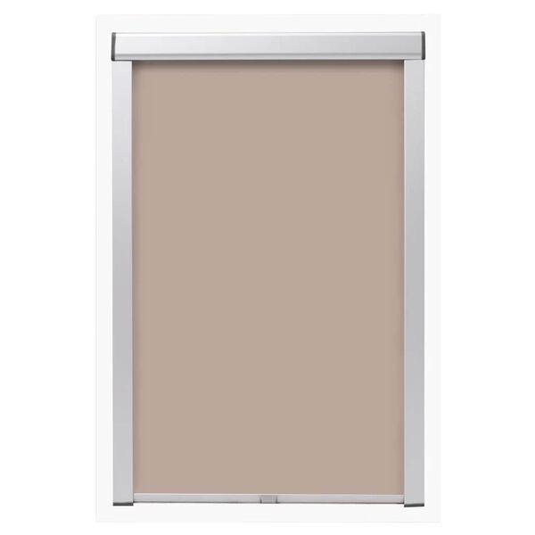 vidaXL Persiana opaca enrollable beige MK04