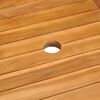 vidaXL Juego de comedor de jard&iacute;n 7 piezas madera maciza de teca