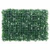 &nbsp;vidaXL Valla de hojas de arbusto artificial 24 uds verde 40x60 cm