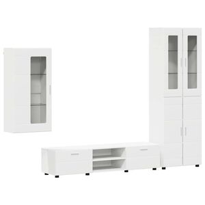 vidaXL Conjunto de mueble de TV FLORIN 3 pcs Madera de ingenier&iacute;a