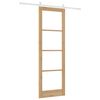 vidaXL Puerta Corredera ORKDAL Natural 78 x 232 cm