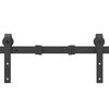 vidaXL Kit de herrajes para puertas correderas acero negro 427 cm