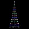 vidaXL &Aacute;rbol de Navidad LED con 230 LED Multicolor 184.5 cm Metal