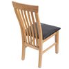 vidaXL Sillas de comedor 2 uds madera maciza roble y cuero artificial