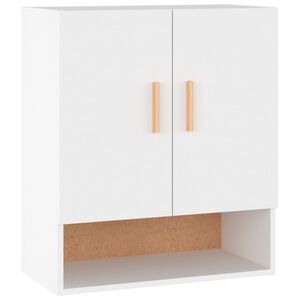 vidaXL Armario de pared madera contrachapada blanco 60x31x70 cm
