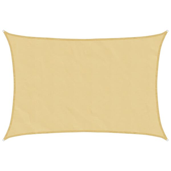 vidaXL Toldo de vela poli&eacute;ster oxford 100% arena 3x2 m