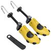 vidaXL Ensanchadores de zapatos con horma pl&aacute;stico amarillo EU 41-46