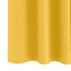 vidaXL Cortinas Opacas con Anillas 2 pcs Amarillo Mostaza 225 x 140 cm