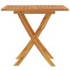 vidaXL Mesa de jardín plegable madera de teca maciza 85x85x76 cm