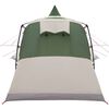 vidaXL Tienda tipi con techo Verde 720 x 465 x 295 cm