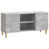 vidaXL Mueble de TV 102 x 34,5 x 50 cm Gris Hormig&oacute;n