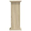 vidaXL Soportes de plantas madera ingenier&iacute;a roble Sonoma 33x33x80 cm