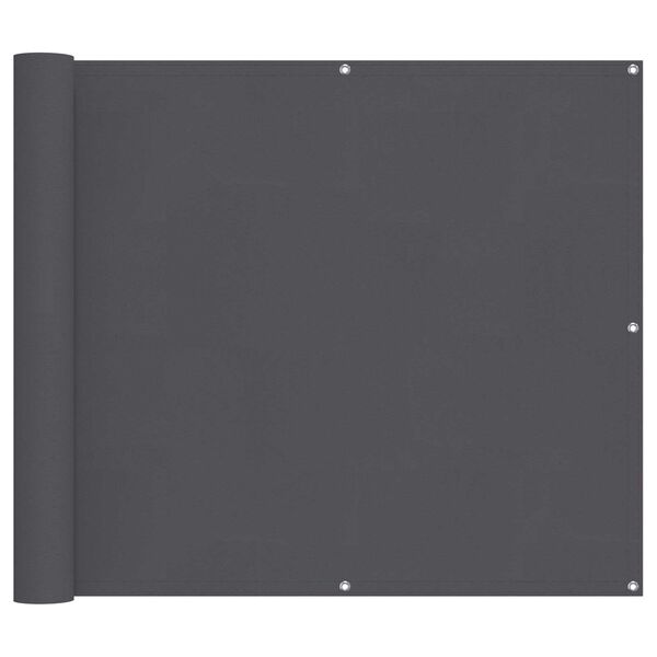 vidaXL Pantalla de Balc&oacute;n Antracita 100 x 600 cm Tela Oxford