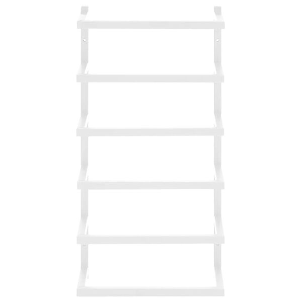 vidaXL Toallero de acero blanco 24x12x48 cm