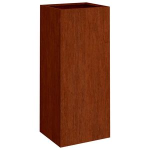 vidaXL Jardinera de acero corten 32x29x75 cm