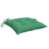 vidaXL Cojines de silla de jardín 2 uds tela Oxford verde 40x40x7 cm