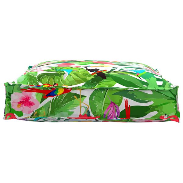 vidaXL Coj&iacute;n Floral Multicolor 70 x 70 x 12 cm Tela Oxford