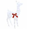 vidaXL Reno Navide&ntilde;o 3D LOVIISA 110 LED Blanco fr&iacute;o 70 x 26 x 100 cm
