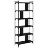 vidaXL Estanter&iacute;a Roble negro 76 x 32 x 192 cm Madera contrachapada