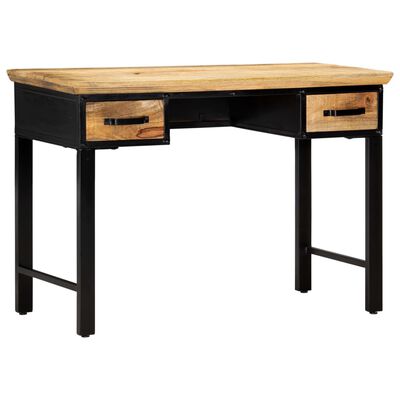 vidaXL Mesa escritorio madera maciza de mango 110x50x76 cm